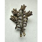 Винтажная брошь в виде букета цветов