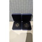 Памятные монеты "Чемпионат мира по хоккею. Минск-Арена, Чижовка-Арена")