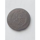 2 копейки 1763 с.п.м. перечекан - гурт сетка - неплохая - С РУБЛЯ!