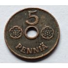 Финляндия. 5 пенни 1941 года