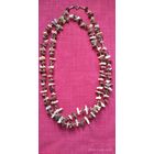 Бусы длинные из пластин перламутра. Винтаж.120 см