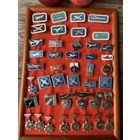 Лот значков в лёгком  метал.по  ВВС  СССР! продаётся только ЛОТ!!!