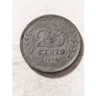 Нидерланды 25 центов 1941