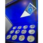 Комплект серебряных монет Знакi задыяка 2013 Рак Лев Дева Весы Скорпион Стрелец Козерог Водолей Рыбы Овен Телец Близнецы