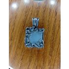 Винтажный "Кулон с лунным камнем" серебро 925 в патине, красивый,европа!