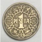 Монета 1 песета 1944 год. Испания