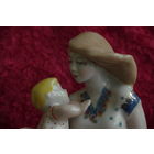 Статуэтка фарфоровая " Материнство "  ЗХК Полонне   17 см  целая