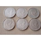 5 марок 1936 год все монетные дворы в одном лоте A,D, J, F, G, E...