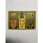 Нотгельд 75 пфеннигов 1921 год. -2112