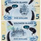 Соломоновы Острова  5 долларов 2019 год   UNC  (полимер)