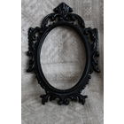 Шикарная старинная рама для фото черный крепкий пластик СССР ГДР