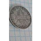 С 1 РУБЛЯ ! МОНЕТА ГЕРМАНИЯ  1 МАРКА 1874 год