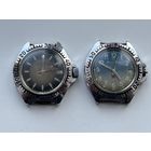 Лот часов Восток. В ремонт или на запчасти. В часах с темным циферблатом, маятник живой.