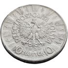 Польша, 10 злотых 1936 Пилсудский. Добротные. С рубля.