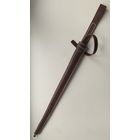 Ножны для штыка к винтовке Мосина до 1930 года.(кожа темно коричневая)