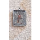 Икона Господь Вседержитель,  серебро 84.