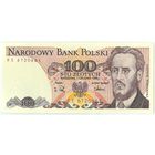 Польша, 100 злотых 1988 год. aUNC
