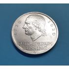 Германия. 5 рейхсмарок. 1929 год. Веймар. Лессинг. Серебро