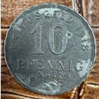 Монета 10 пфеннигов 1918 год. Районы Бохума, Гельзенкирхена и Хаттингена. Веймарская республика.