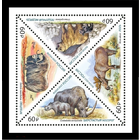 Россия-2023, 3027-30. Фауна России. Мамонтовая фауна. ПБ. **