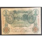 Банкнота 50 марок 1908 год. Германская империя .