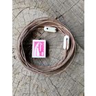 WW2: полевая наружная антенна (антенный провод) на такелажных керамических изоляторах. ~ 16 метров.