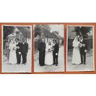 Свадебные фото. 1950-е. Польша. 9х14 см. 3 шт. Цена за все.