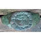 Кольцо древнерусское с символом солнца