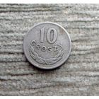 Werty71 Польша 10 грошей 1949 Никель