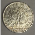 5 Злотых 1934 года!!! Пилсудский!
