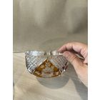 Вазы хрусталь с янтарем винтаж Германия