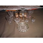 Посуда из СССР,стекло,хрусталь,подсвечники,пепе льница,стаканы,фужеры,рюмки 12 предметов.С рубля.