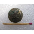 Пуговица гербовая до 1917 г. Диаметр 2.2 см. Царская Россия. Treblegilt   SPetersburg