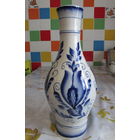 Ваза, Гжель времён СССР. Высота 29 см. Годный подарок к празднику!