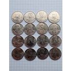 Набор 2 рубля 2012 200 лет Победы в войне 1812 , Полководцы , 16 монет .