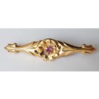 Брошь. СССР. Позолота. Длина 5 см.