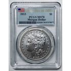 1 доллар 2023 США Морган ms 70 PCGS первый день выпуска
