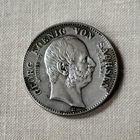 Саксония 2 марки, 1904 год. AU.