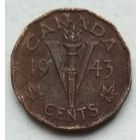 Канада 5 центов 1943 г.