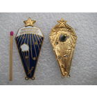 Знак. Инструктор-парашютист. тяжёлый, гор. эмаль. цена за 1 шт.