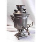 Самовар Малыш 1,0 л Эгоист Тет-а-тет МЕДЬ Серебрение Стамбул 19-й век