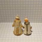 Елочные игрушки Малютка 3 Дед Мороз и Снегурочка СССР, цена за две игрушки