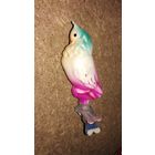 Елочная игрушка СССР . Голубь .