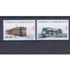 [1904] Турция 2003. Поезда,трамваи. СЕРИЯ MNH