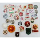 Значки спортивные "Спартакиады" СССР - 38 шт. Алюминий.