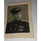 1945  ВОВ Красавец Портретное фото орден Славы и.награды подписано (Алб)