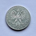 Монета СЕРЕБРО 10 злотых 1933 год Ядвига ОТЛИЧНЫЕ