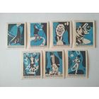 Спичечные этикетки  ф.Красная звезда. Цирк. 1968 год