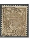 Новая Каледония. Местные мотивы. Деревенька. 1905г. Mi#91.