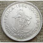 10 центов 1964 Южная Африка